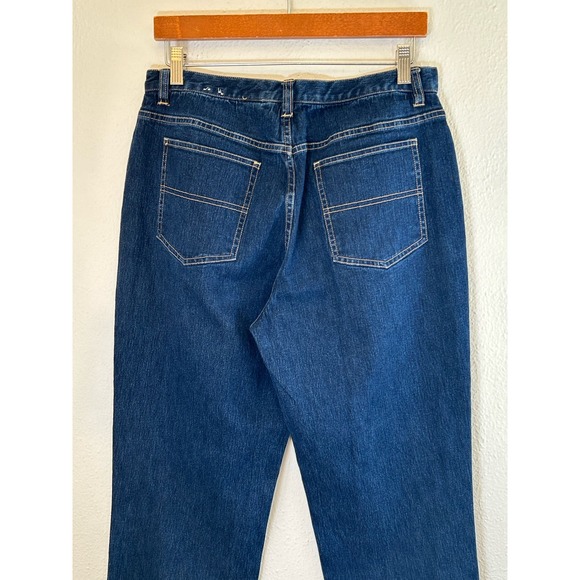Additions by Chico’s Size 12 Women’s Dark Wash Jeans Stretch Straight - Picture 4 of 10